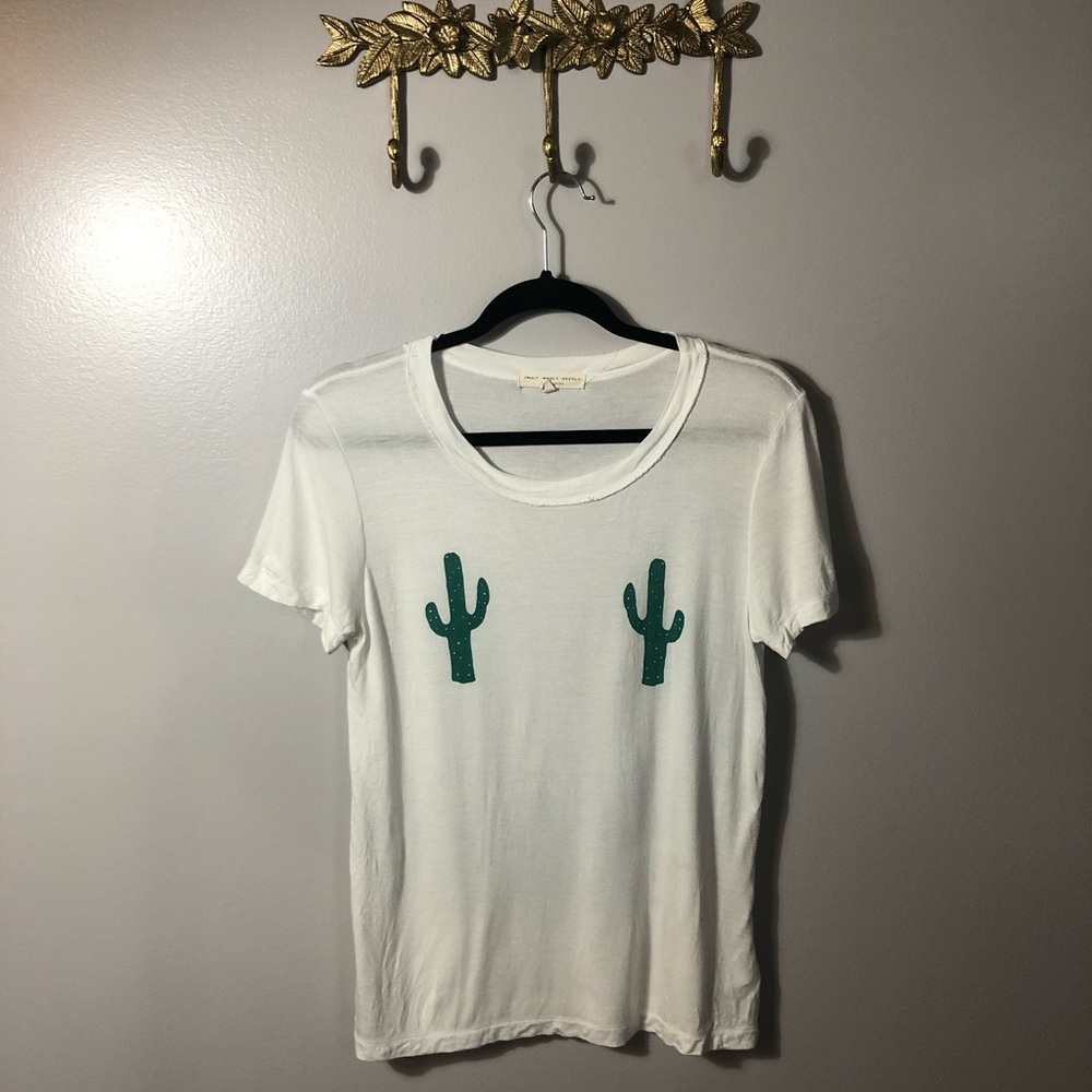 Urban Outfitters | cactus boob shirt graphic tee